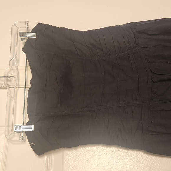 Lioness Blue Lush Strapless Linen-Blend Maxi Dress - Picture 3 of 9